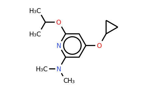 CAS 1243371-62-1 | 4-Cyclopropoxy-6-isopropoxy-N,n-dimethylpyridin-2-amine