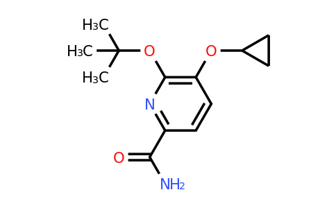 CAS 1243374-88-0 | 6-Tert-butoxy-5-cyclopropoxypicolinamide