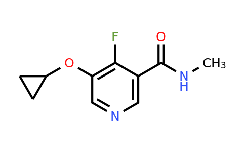 CAS 1243375-07-6 | 5-Cyclopropoxy-4-fluoro-N-methylnicotinamide