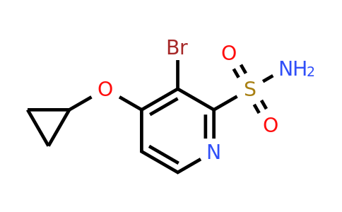 CAS 1243376-10-4 | 3-Bromo-4-cyclopropoxypyridine-2-sulfonamide