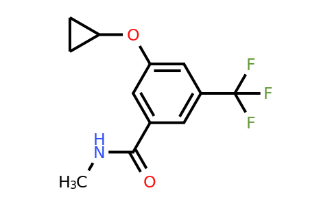CAS 1243378-85-9 | 3-Cyclopropoxy-N-methyl-5-(trifluoromethyl)benzamide