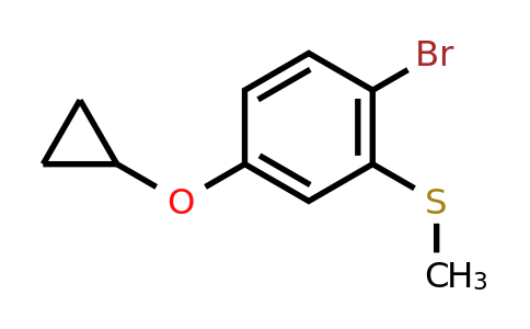 CAS 1243379-17-0 | (2-Bromo-5-cyclopropoxyphenyl)(methyl)sulfane