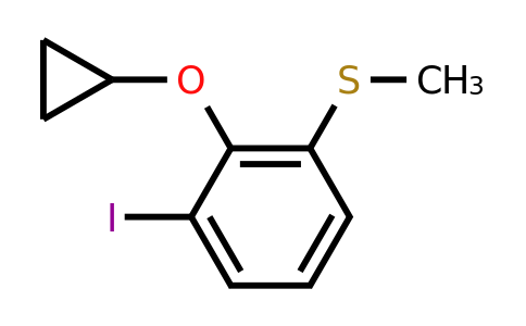 CAS 1243384-65-7 | (2-Cyclopropoxy-3-iodophenyl)(methyl)sulfane