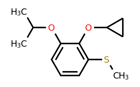CAS 1243384-69-1 | (2-Cyclopropoxy-3-isopropoxyphenyl)(methyl)sulfane