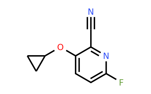 CAS 1243386-37-9 | 3-Cyclopropoxy-6-fluoropicolinonitrile