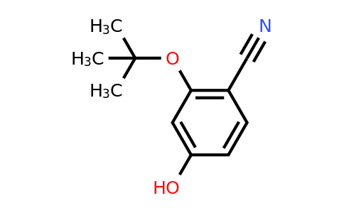 CAS 1243387-30-5 | 2-(Tert-butoxy)-4-hydroxybenzonitrile