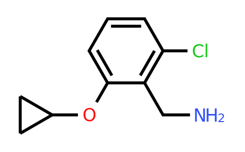 CAS 1243387-78-1 | (2-Chloro-6-cyclopropoxyphenyl)methanamine