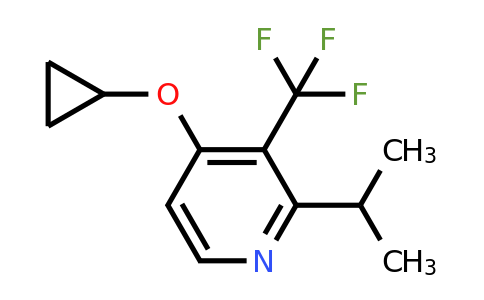 CAS 1243389-72-1 | 4-Cyclopropoxy-2-isopropyl-3-(trifluoromethyl)pyridine