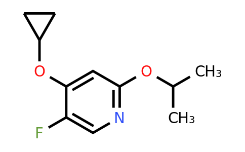 CAS 1243390-71-7 | 4-Cyclopropoxy-5-fluoro-2-isopropoxypyridine