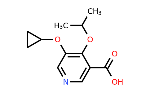 CAS 1243391-61-8 | 5-Cyclopropoxy-4-isopropoxynicotinic acid