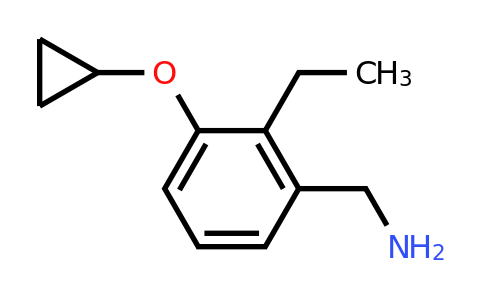 CAS 1243393-69-2 | (3-Cyclopropoxy-2-ethylphenyl)methanamine