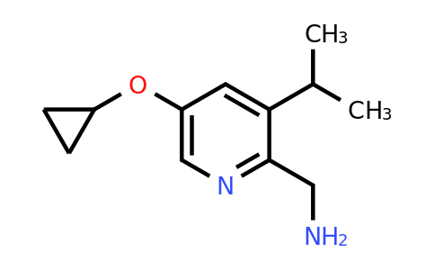 CAS 1243397-11-6 | (5-Cyclopropoxy-3-isopropylpyridin-2-YL)methanamine