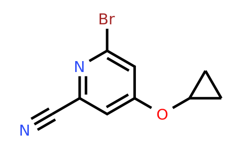 CAS 1243397-85-4 | 6-Bromo-4-cyclopropoxypicolinonitrile