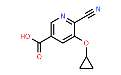 CAS 1243397-91-2 | 6-Cyano-5-cyclopropoxynicotinic acid