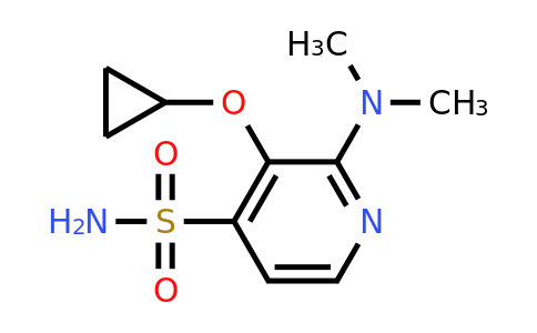 CAS 1243400-37-4 | 3-Cyclopropoxy-2-(dimethylamino)pyridine-4-sulfonamide