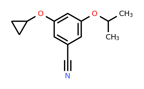 CAS 1243403-59-9 | 3-Cyclopropoxy-5-isopropoxybenzonitrile