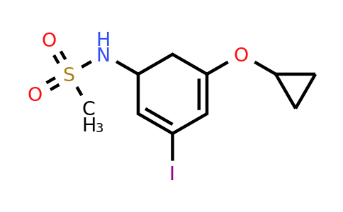 CAS 1243405-00-6 | N-(5-cyclopropoxy-3-iodocyclohexa-2,4-dienyl)methanesulfonamide