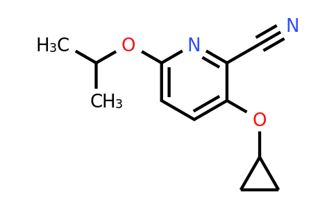 CAS 1243406-81-6 | 3-Cyclopropoxy-6-isopropoxypicolinonitrile