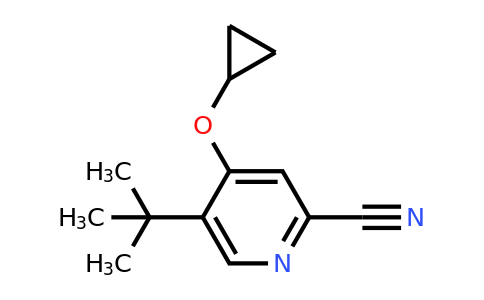 CAS 1243406-88-3 | 5-Tert-butyl-4-cyclopropoxypicolinonitrile