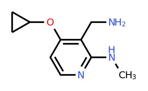 CAS 1243407-48-8 | 3-(Aminomethyl)-4-cyclopropoxy-N-methylpyridin-2-amine