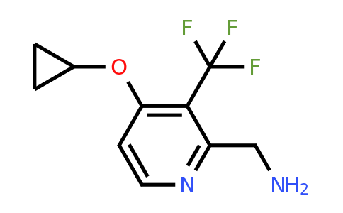 CAS 1243408-09-4 | (4-Cyclopropoxy-3-(trifluoromethyl)pyridin-2-YL)methanamine