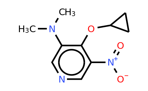 CAS 1243408-95-8 | 4-Cyclopropoxy-N,n-dimethyl-5-nitropyridin-3-amine