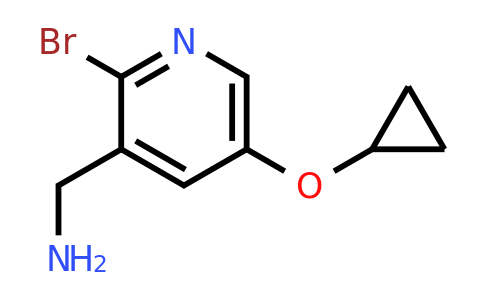 CAS 1243409-64-4 | (2-Bromo-5-cyclopropoxypyridin-3-YL)methanamine
