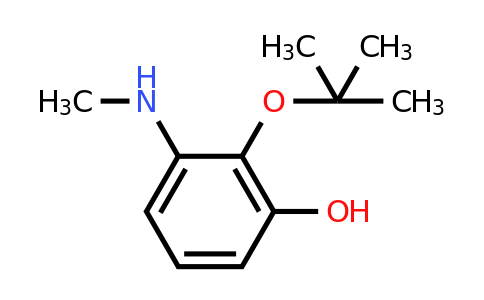 CAS 1243409-89-3 | 2-(Tert-butoxy)-3-(methylamino)phenol