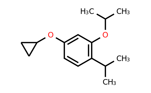 CAS 1243410-58-3 | 4-Cyclopropoxy-2-isopropoxy-1-isopropylbenzene