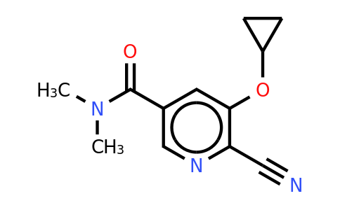 CAS 1243414-32-5 | 6-Cyano-5-cyclopropoxy-N,n-dimethylnicotinamide