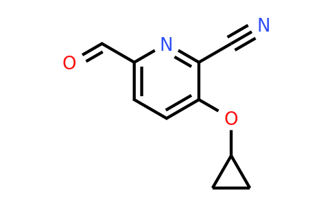 CAS 1243414-39-2 | 3-Cyclopropoxy-6-formylpicolinonitrile