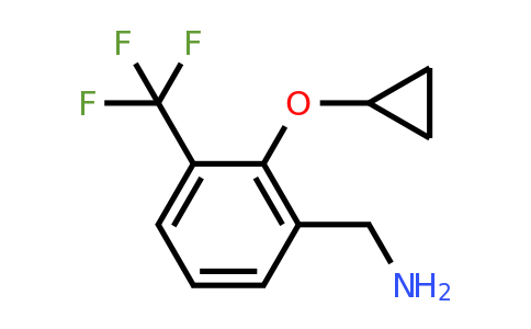 CAS 1243440-19-8 | (2-Cyclopropoxy-3-(trifluoromethyl)phenyl)methanamine