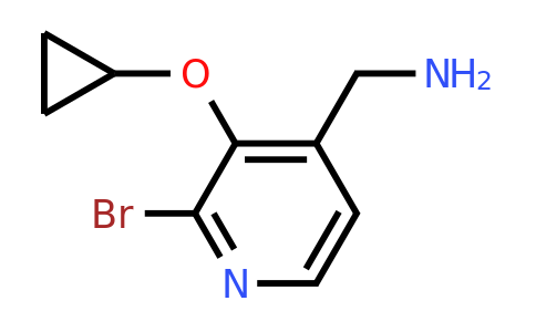 CAS 1243440-38-1 | (2-Bromo-3-cyclopropoxypyridin-4-YL)methanamine