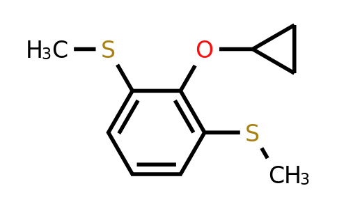 CAS 1243441-31-7 | (2-Cyclopropoxy-1,3-phenylene)bis(methylsulfane)