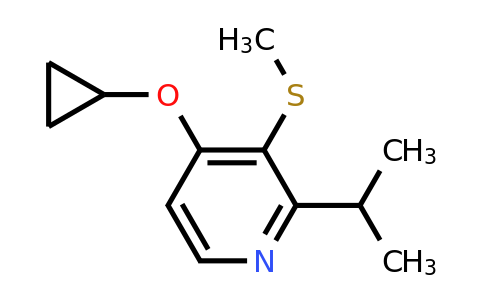 CAS 1243441-65-7 | 4-Cyclopropoxy-2-isopropyl-3-(methylthio)pyridine