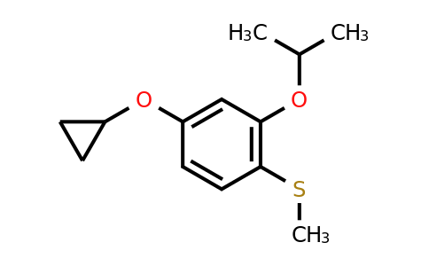 CAS 1243443-03-9 | (4-Cyclopropoxy-2-isopropoxyphenyl)(methyl)sulfane
