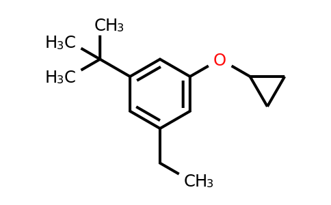 CAS 1243444-22-5 | 1-Tert-butyl-3-cyclopropoxy-5-ethylbenzene