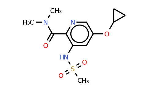 CAS 1243444-97-4 | 5-Cyclopropoxy-N,n-dimethyl-3-(methylsulfonamido)picolinamide
