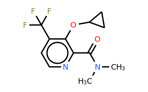 CAS 1243446-73-2 | 3-Cyclopropoxy-N,n-dimethyl-4-(trifluoromethyl)picolinamide