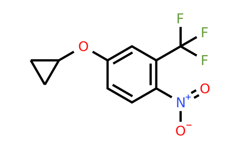 CAS 1243448-73-8 | 4-Cyclopropoxy-1-nitro-2-(trifluoromethyl)benzene