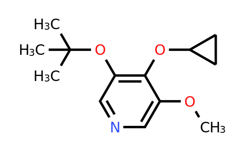 CAS 1243451-22-0 | 3-Tert-butoxy-4-cyclopropoxy-5-methoxypyridine