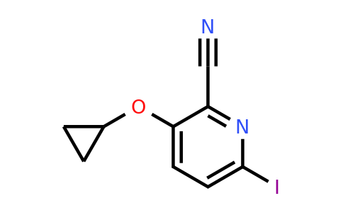 CAS 1243451-86-6 | 3-Cyclopropoxy-6-iodopicolinonitrile