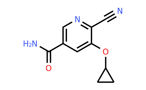 CAS 1243451-95-7 | 6-Cyano-5-cyclopropoxynicotinamide