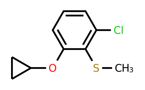 CAS 1243452-65-4 | (2-Chloro-6-cyclopropoxyphenyl)(methyl)sulfane