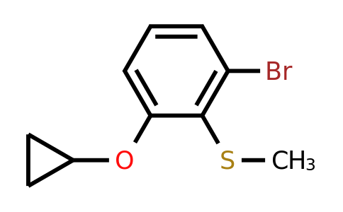 CAS 1243453-58-8 | (2-Bromo-6-cyclopropoxyphenyl)(methyl)sulfane