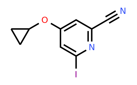 CAS 1243456-29-2 | 4-Cyclopropoxy-6-iodopicolinonitrile