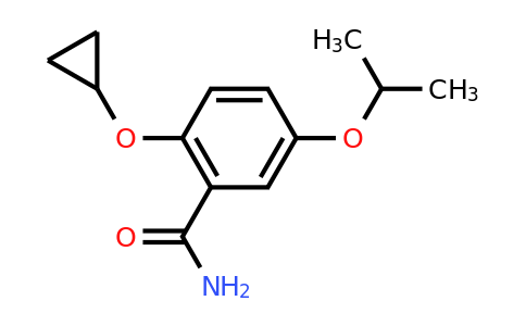 CAS 1243462-08-9 | 2-Cyclopropoxy-5-isopropoxybenzamide