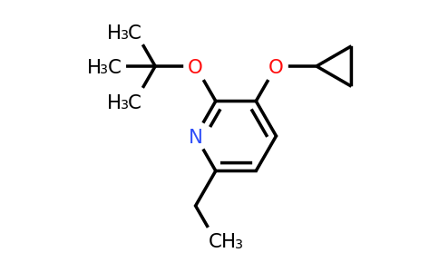CAS 1243462-22-7 | 2-Tert-butoxy-3-cyclopropoxy-6-ethylpyridine
