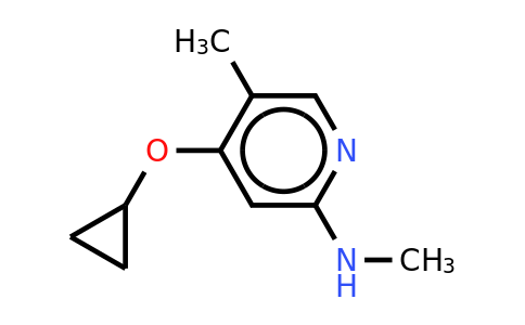 CAS 1243463-81-1 | 4-Cyclopropoxy-N,5-dimethylpyridin-2-amine