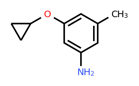 CAS 1243464-56-3 | 3-Cyclopropoxy-5-methylaniline